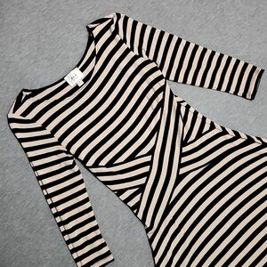 Y2K eci New York Bandage Colorblock Striped A-Line Mini Midi Skater Dress